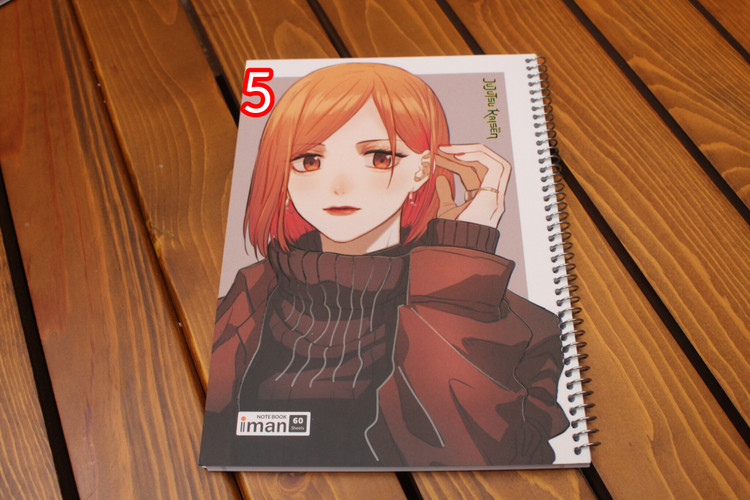 دفتر گلاسه ۶۰ برگ انیمه