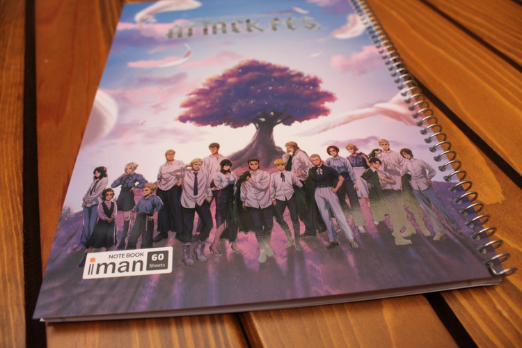 دفتر گلاسه ۶۰ برگ